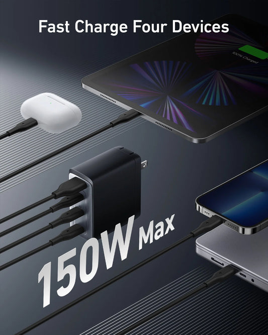 Anker Power Adapter (150W, 4-Port)