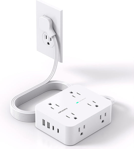 Surge Protector Power Strip, Extension Cord with Multiple Outlets