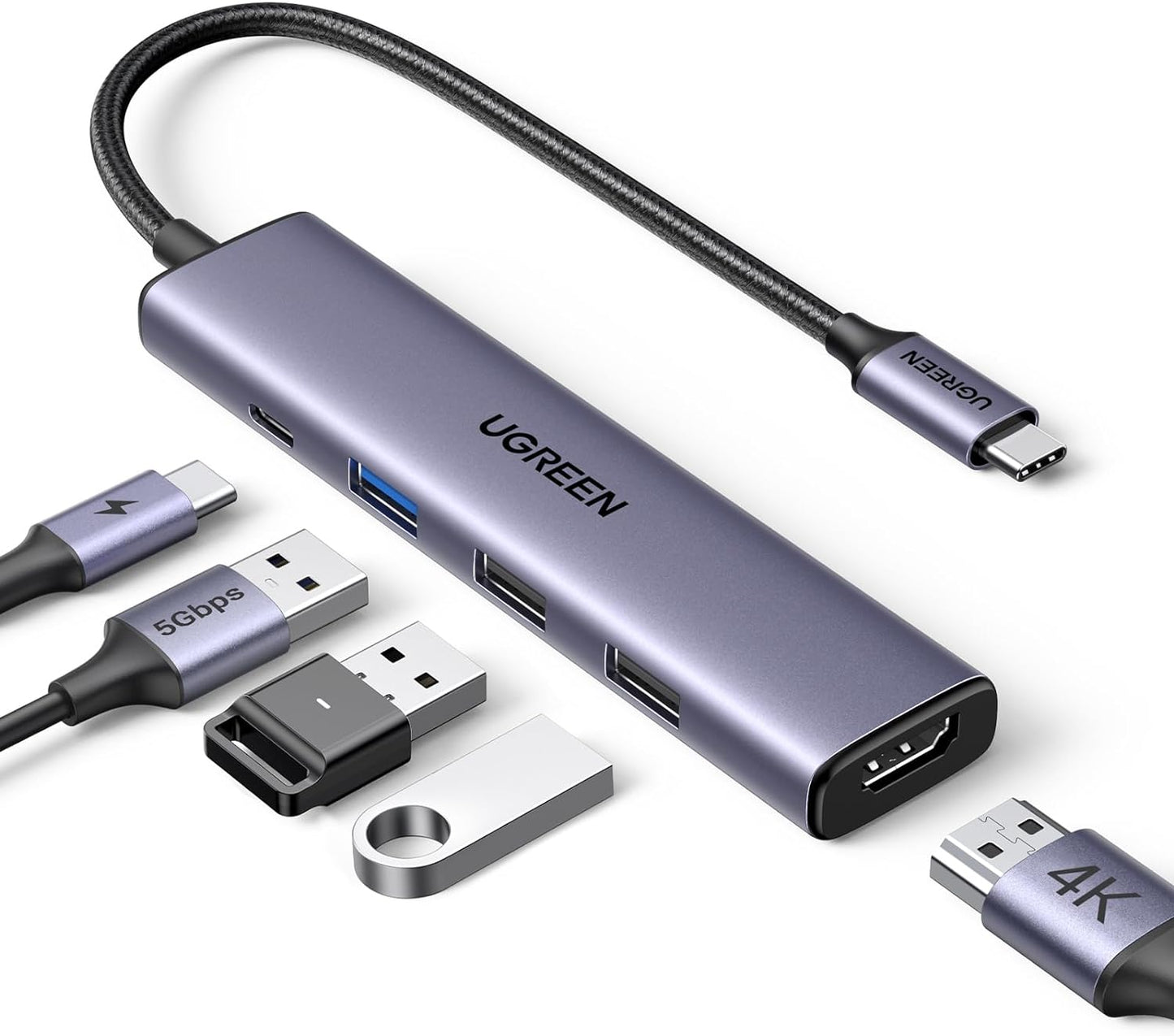 UGREEN Revodok 105 USB C Hub 5 in 1  Dock